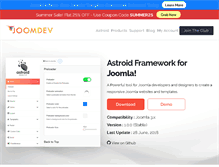 Tablet Screenshot of joomdev.com